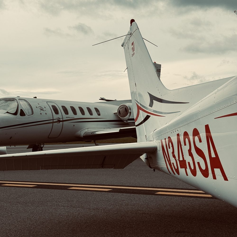 Aircraft on apron