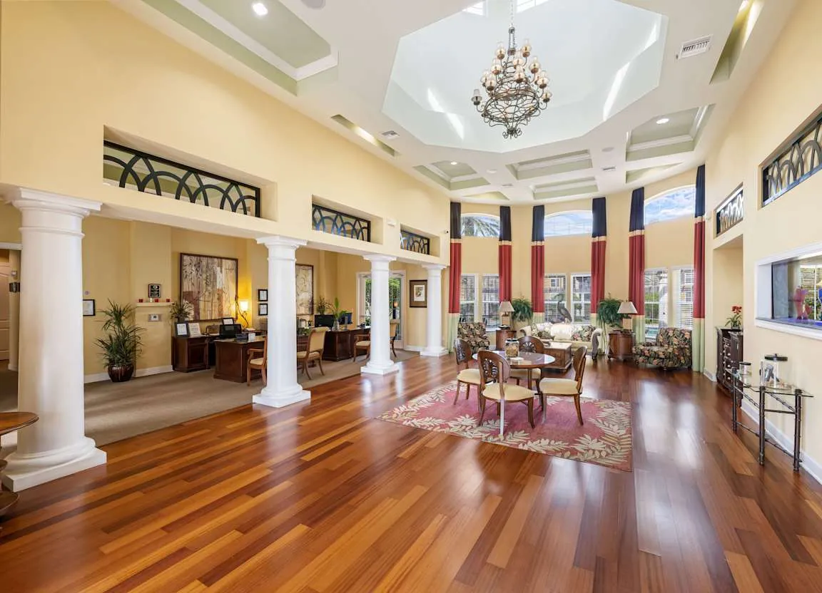 Student accommodation lobby